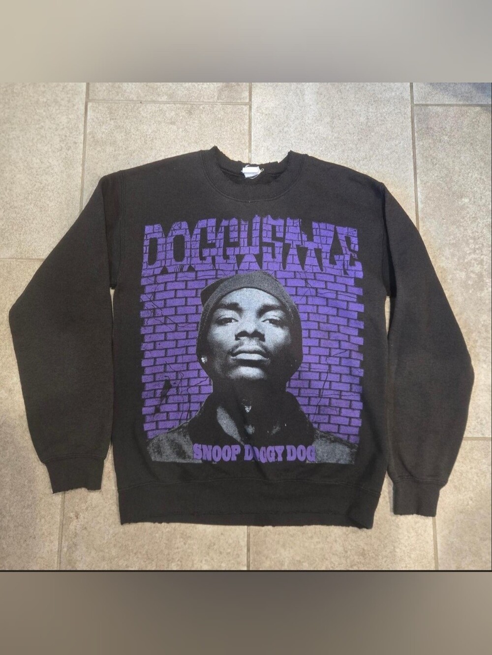 Madeworn x Revolve Snoop Doggy Dog Sweatshirt Sz S Streetwear Hip Hop Rap